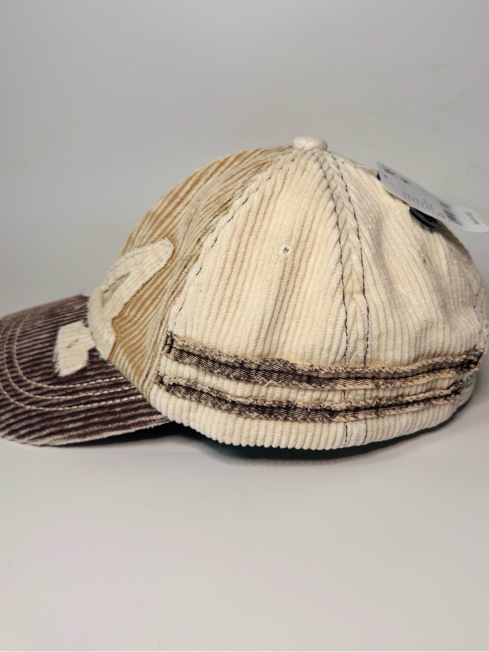 Free People Brown Hollie Varsity Baseball Hat - Picture 5 of 7